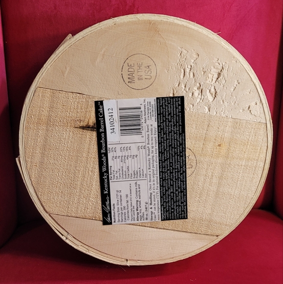 Kentucky Woods Bourbon Barrel " Empty " Cake Box  Used👈😊👉 Like New 👍 - Picture 4 of 5
